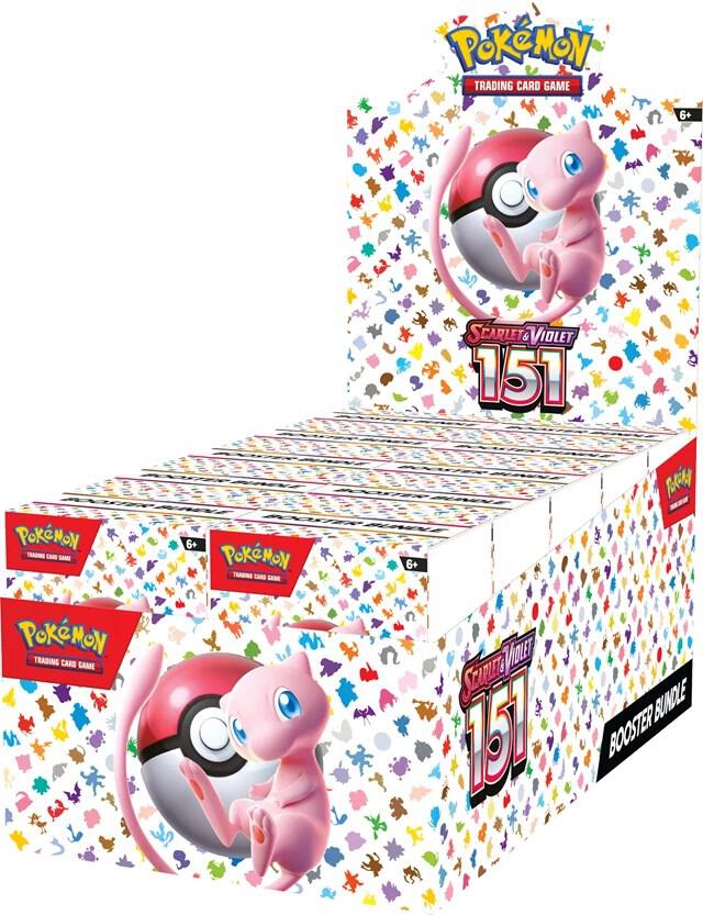 Pokémon TCG Scarlet & Violet 151 Booster Bundle Display | Sealed Pokémon 151 Booster Bundles