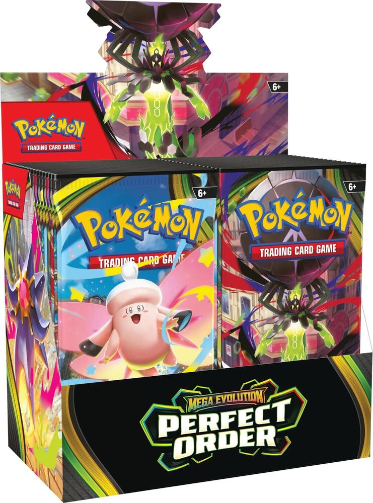Pokémon TCG Mega Evolution Perfect Order Booster Box (30 Packs) | Factory Sealed Authentic Pokémon Cards