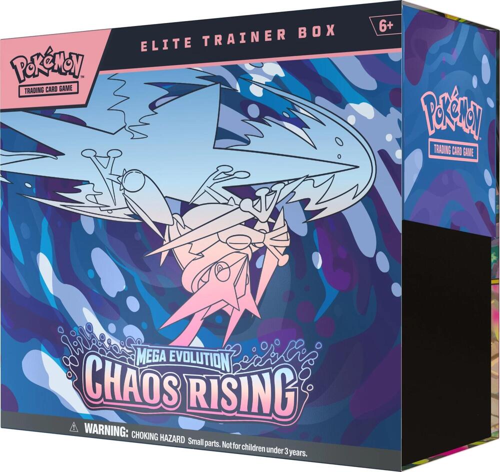 Pokémon TCG Mega Evolution Chaos Rising Elite Trainer Box (ETB) | Pokémon Elite Trainer Box