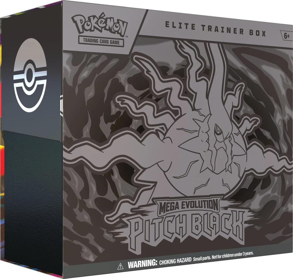 Pokémon TCG Mega Evolution Pitch Black Elite Trainer Box (ME05) | Pokémon Elite Trainer Box