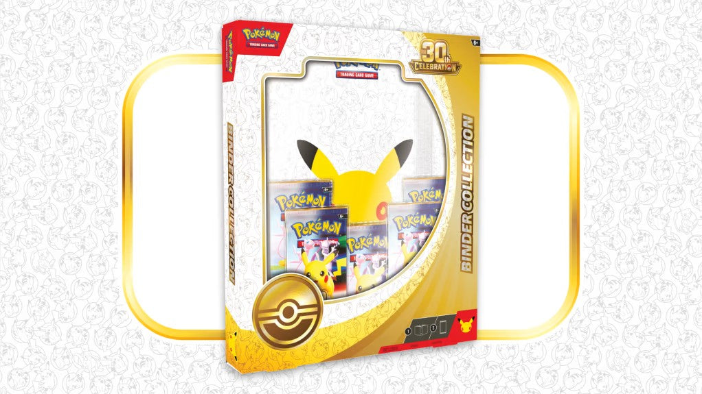 Pokémon TCG 30th Celebration Binder Collection Case (6 Collections) | Factory Sealed Pokémon 30th Anniversary