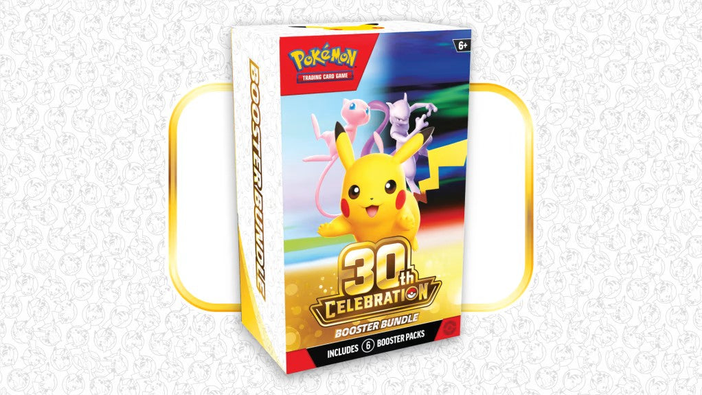 Pokémon TCG 30th Celebration Booster Bundle Case (25 Bundles) | Factory Sealed Pokémon 30th Anniversary