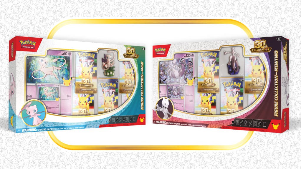 Pokémon TCG 30th Celebration Figure Collection Case (6 Collections) | Factory Sealed Pokémon 30th Anniversary