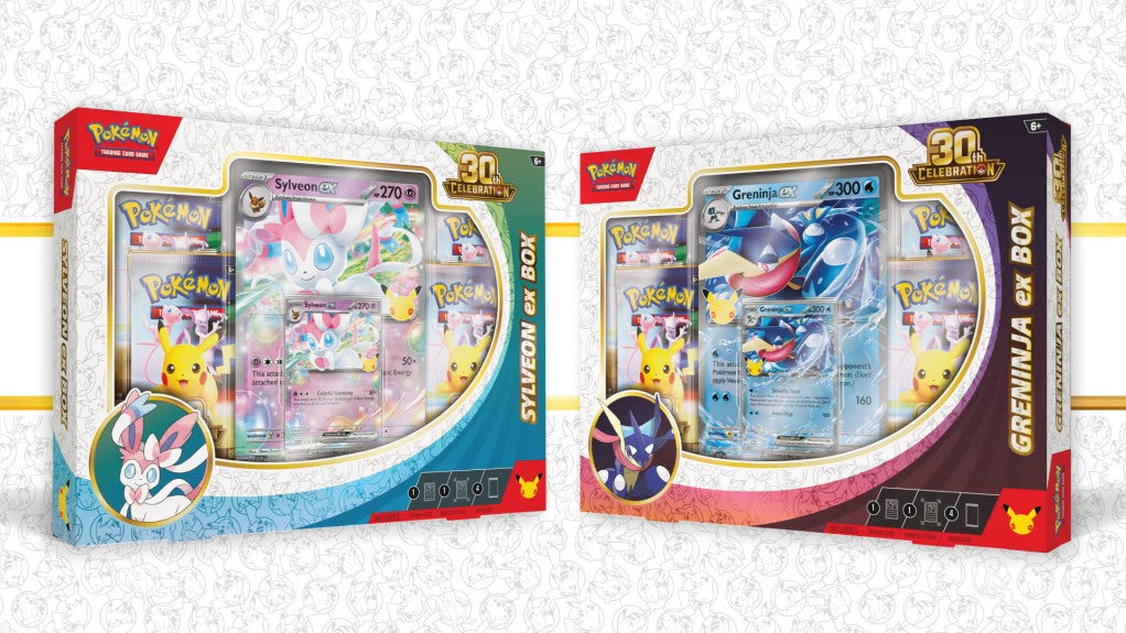 Pokémon TCG 30th Celebration ex Box Case (6 Boxes) | Factory Sealed Pokémon 30th Anniversary