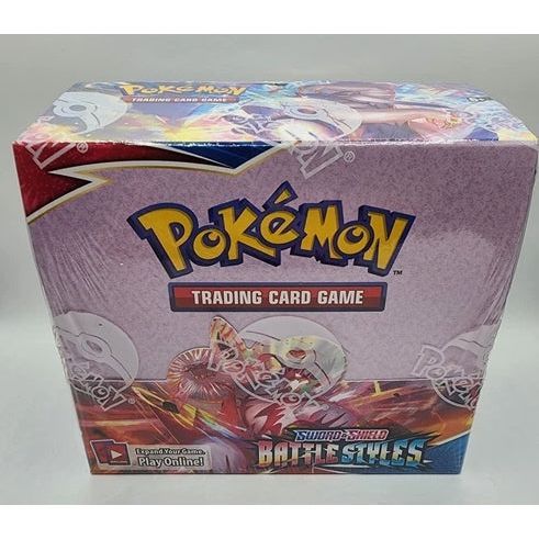 Pokémon TCG Sword & Shield Battle Styles Booster Box (36 Packs) – Factory Sealed Pokémon Cards